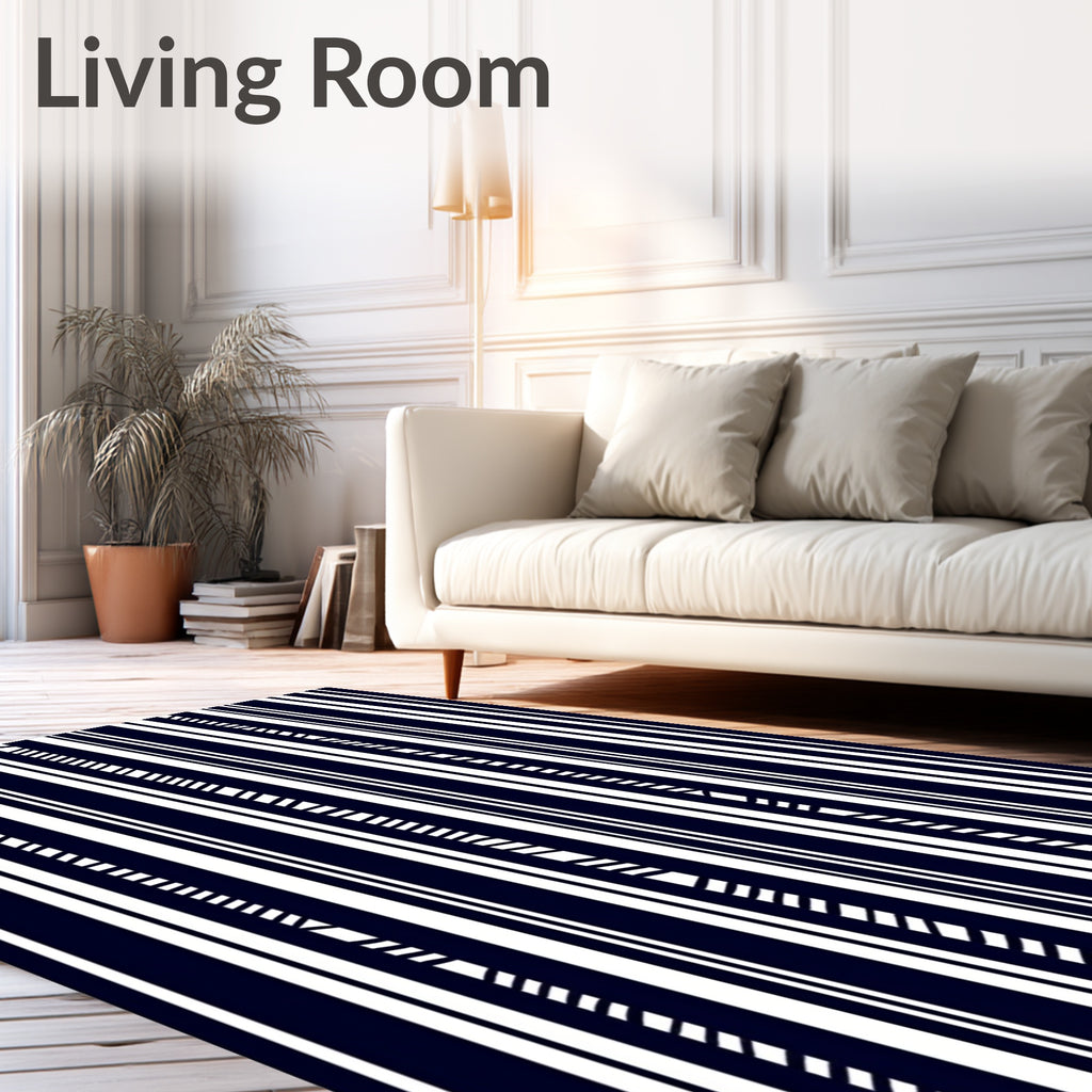 Classic Vertical Lines Design Rug