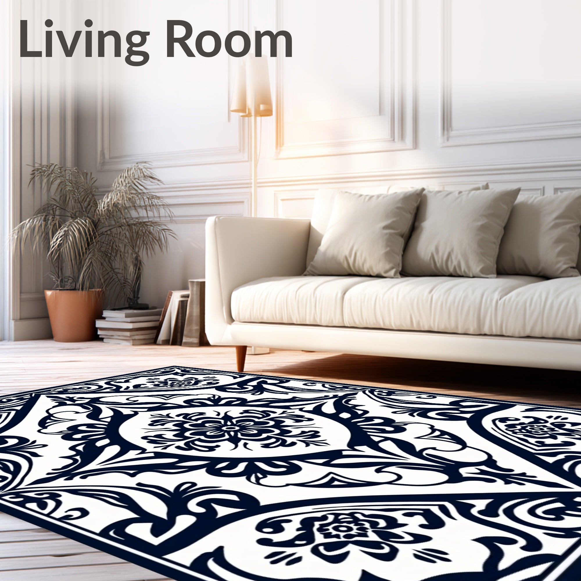 Classic Floral medallion Pattern Rug