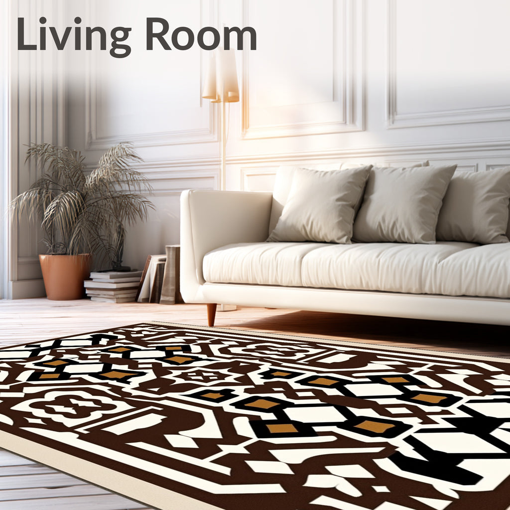 Intricate Geometric Pattern Rug