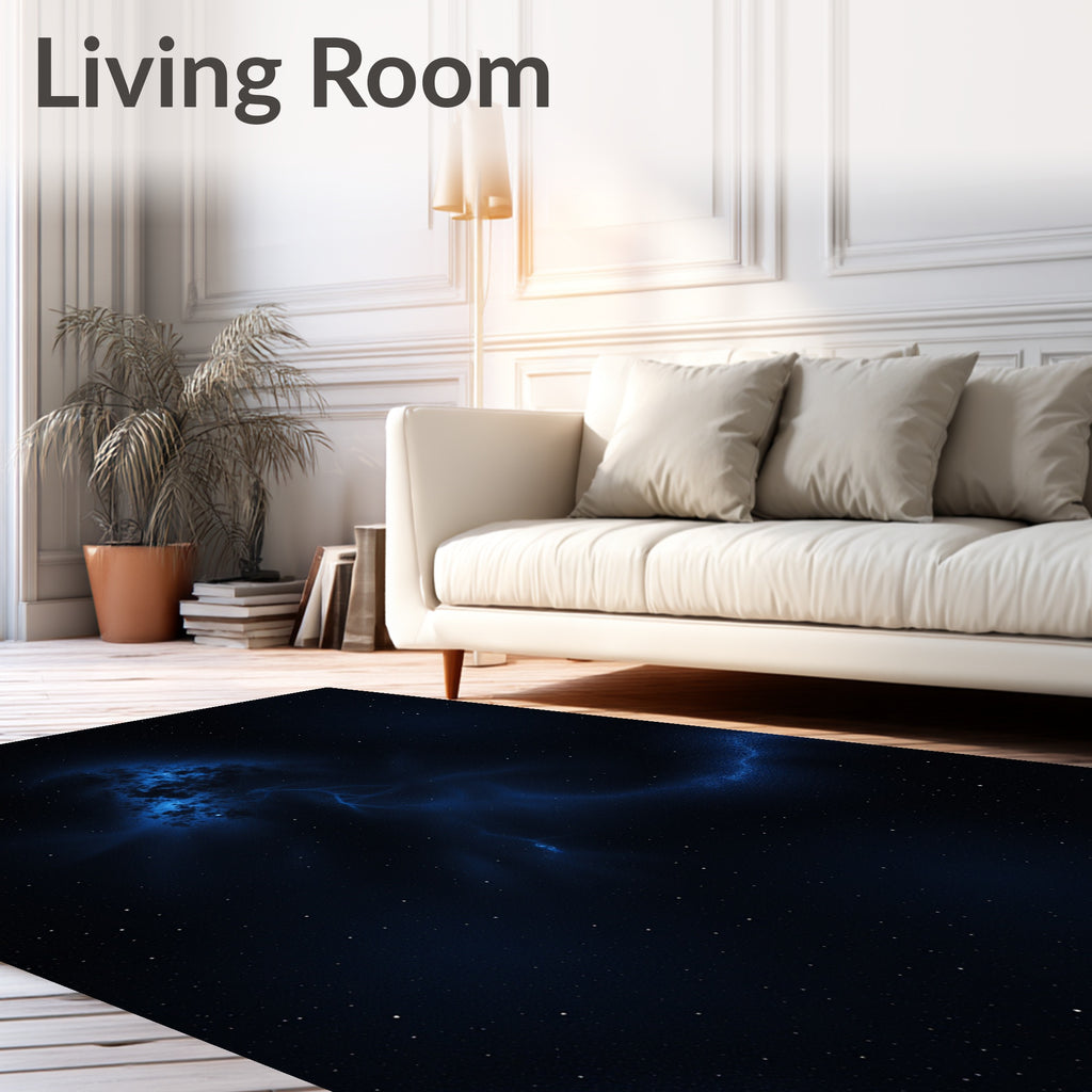 Deep Space Nebula Fractal Design Rug