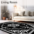 Classic Floral Swirl Ornament Rug