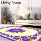 Victorian Floral Swirls Rug