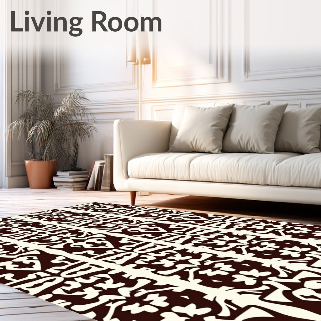 Bold Abstract Symmetry Pattern Rug