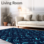 Chic Abstract Flowing Pattern Rug