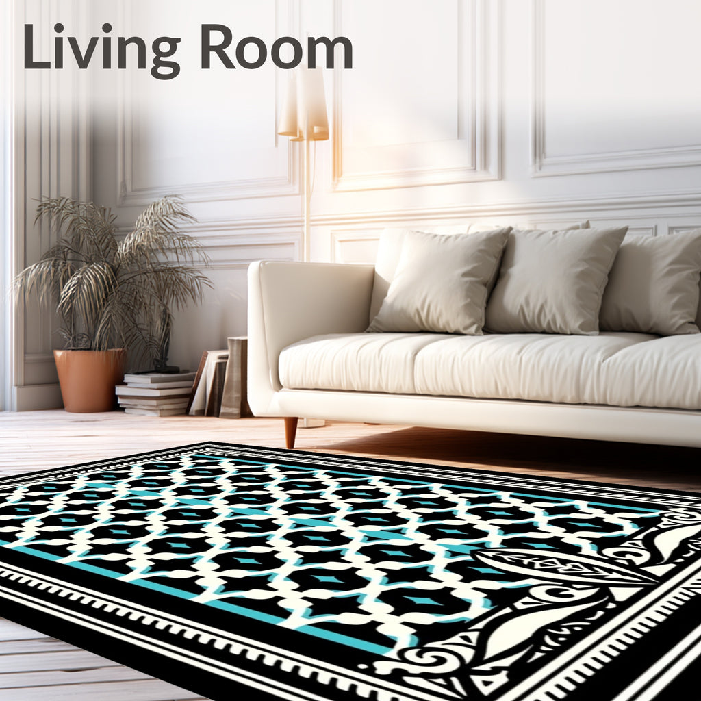 Geometric Diamond Lattice Rug