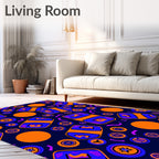 Bold Geometric Shapes Fun Pattern Rug