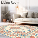 Vintage Floral Intricate Pattern Rug