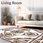 Elaborate Floral Center Medallion Rug