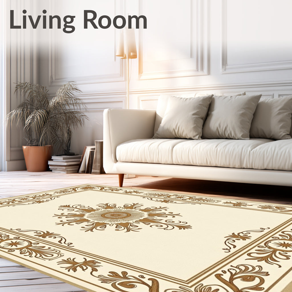 Classic Floral Medallion Ornament Rug