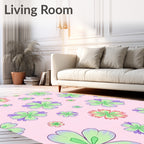 Pastel Floral Delight Rug