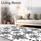 Classic Floral Motif Intricate Pattern Rug
