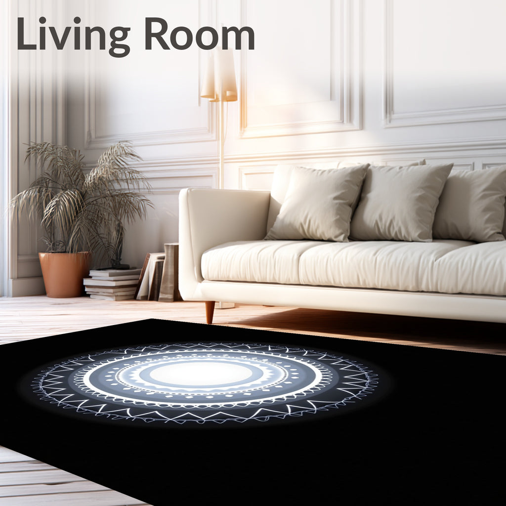 Geometric mandala pattern Rug