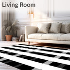 Modern Thin Stripe Pattern Rug