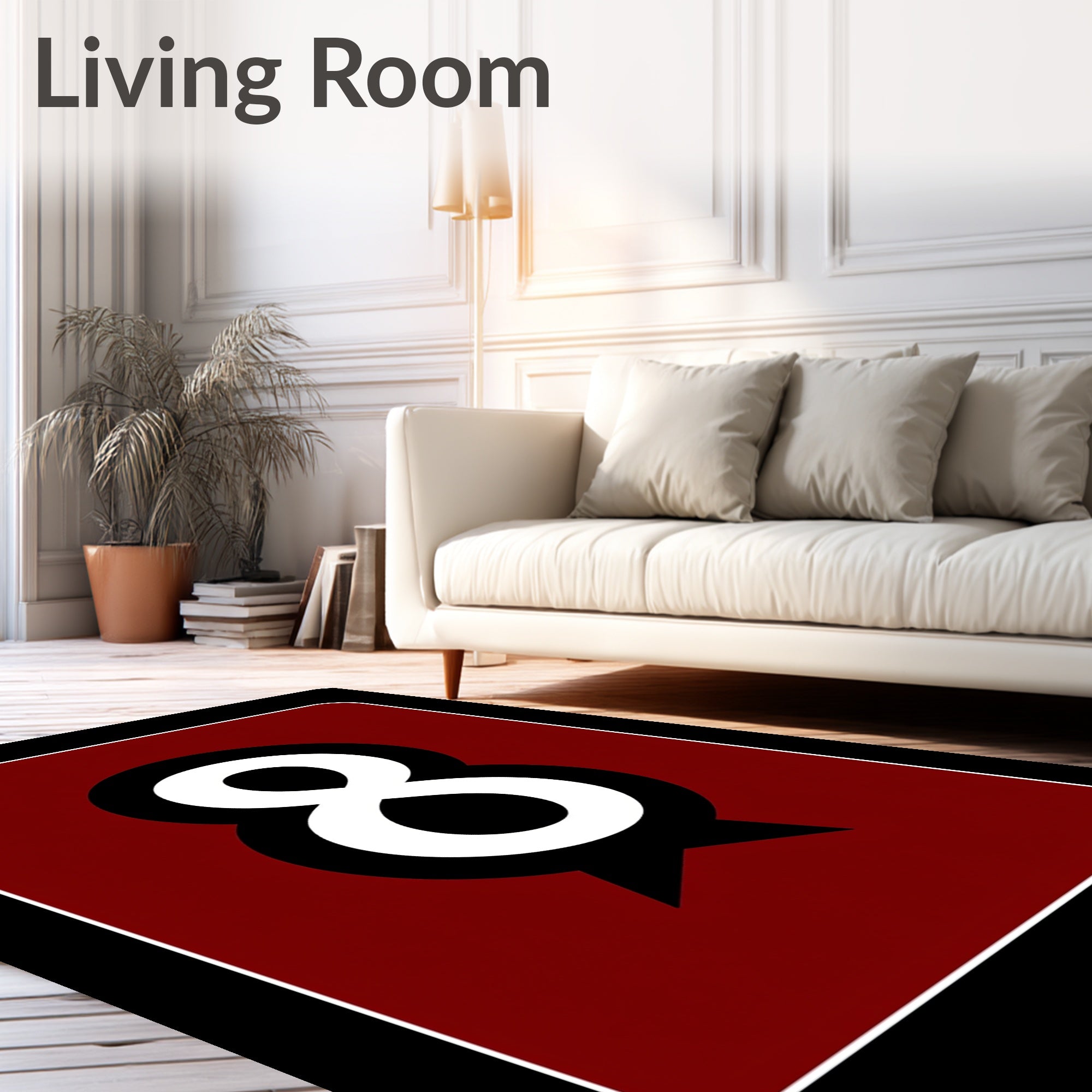 Bold 8 Bold Figure Design Rug