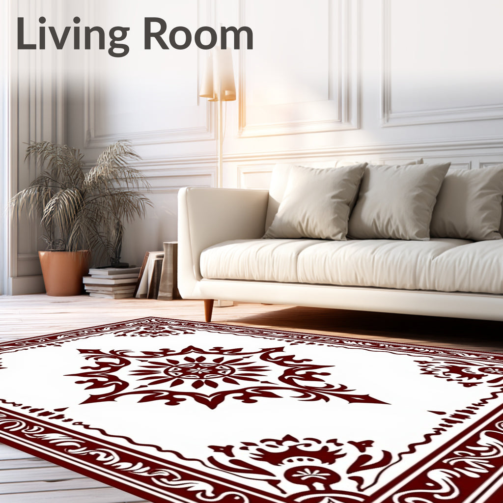 Classic Medallion Intricate Border Rug