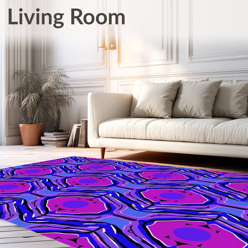 Bold Geometric Abstract Pattern Rug