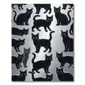 Black Cat Collection Scattered Whimsical Rug