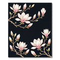Blush Pink Magnolia Blossom Branches Rug