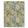 Meadow Daisies Forget Me Nots Buttercups Rug