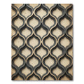 Ogee Arch Arabesque Beige Gray Rug