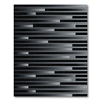 Monochromatic Offset Stripe Gradient Rug