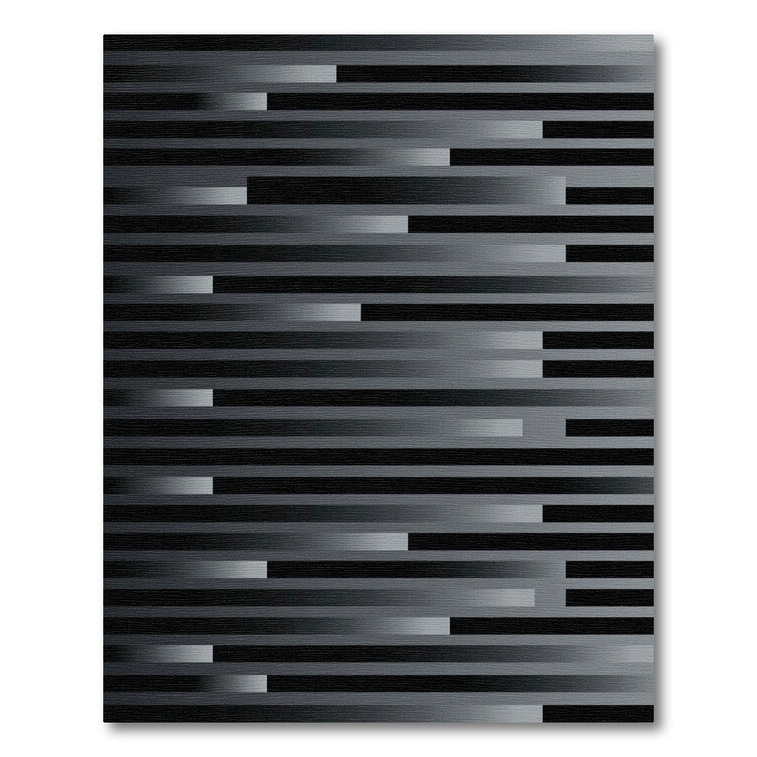 Monochromatic Offset Stripe Gradient Rug
