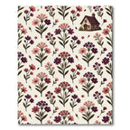 Vintage Botanical Cottage Blossom Garden Rug
