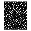 White Water Droplet Scatter Composition Rug