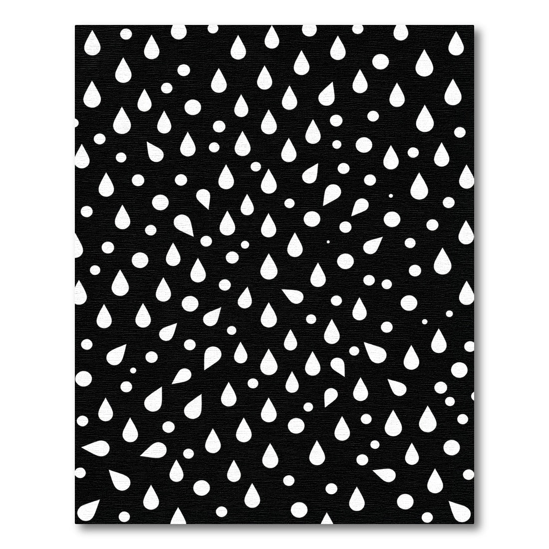 White Water Droplet Scatter Composition Rug
