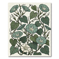 Sage Morning Glory Botanical Vine Art Rug