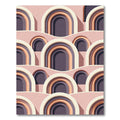 Terracotta Arch Waves Repeating Composition Rug