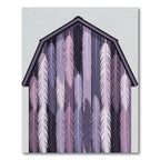 Lavender Feather Stripes Rug