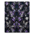 Gothic Orchid Butterfly Mandala Rug