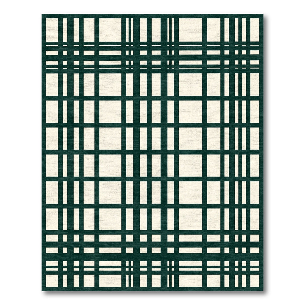 Classic Green Tartan Grid Rug