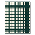 Classic Green Tartan Grid Rug