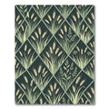 Earthy Golden Wheat Diamond Trellis Rug