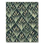 Earthy Golden Wheat Diamond Trellis Rug