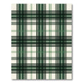 Classic Green Tartan Plaid Rug