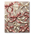 Elegant Ballet Ribbon and Slipper Art Rug