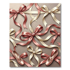 Elegant Ballet Ribbon and Slipper Art Rug