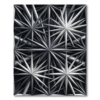 Monochromatic Geometric Star Burst Rug