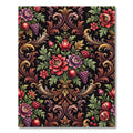 Rich Floral Cornucopia Accents Rug