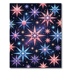 Celestial Starry Night Cosmic Blue Rug