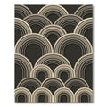 Art Deco Gray Archway Composition Rug