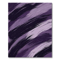Deep Plum Abstract Brushstroke Movement Rug