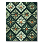 Desert Sun Compass Rose Arrangement Rug