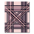 Monochromatic Plaid Modern Lines Rug
