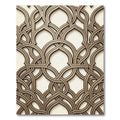 Interlocking Geometrical Arches Neutral Tone Rug