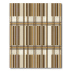 Modern Earth Tone Plaid Grid Rug