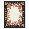 Autumn Leaf Vine Border Rug